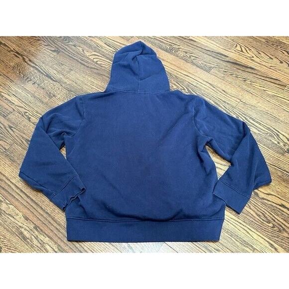 Polo Ralph Lauren Polo Bear Football Fleece Hoodie Long Sleeves Pullover Blue XL - Picture 9 of 9